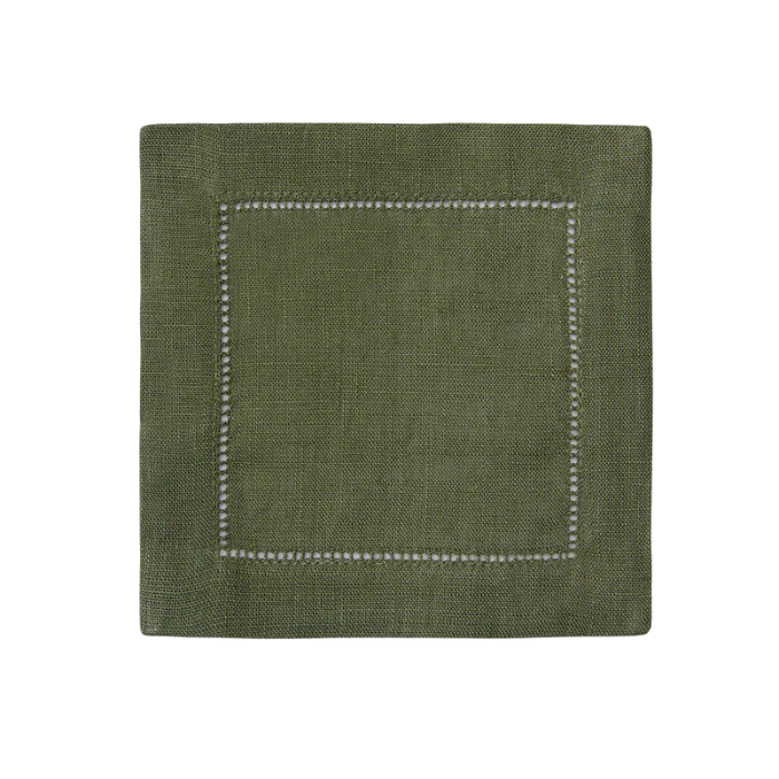 Festival 6x6 Customizable Linen Cocktail Napkins - Multiple Colors