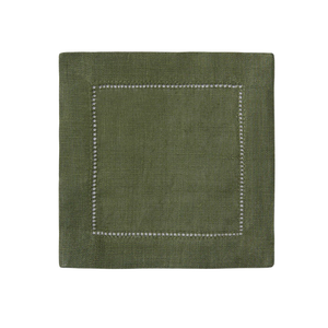 Festival 6x6 Customizable Linen Cocktail Napkins - Multiple Colors