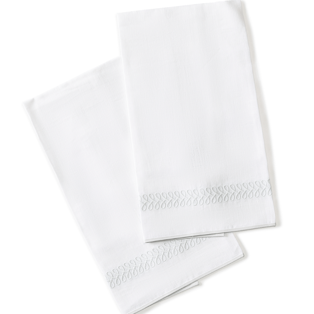 Astor Braid Guest Towels-set of 2