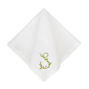 Gina Langford x Courtland & Co. Dinner Napkins - White