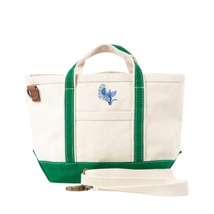 Bob Christian Circus Blossom in Blue Tote Bag-Multiple Colors & Sizes