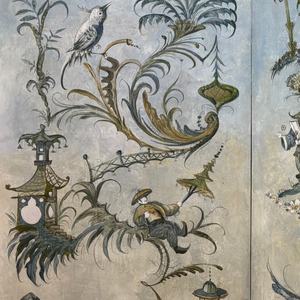 Paper Panel-Blue Chinoiserie Panels