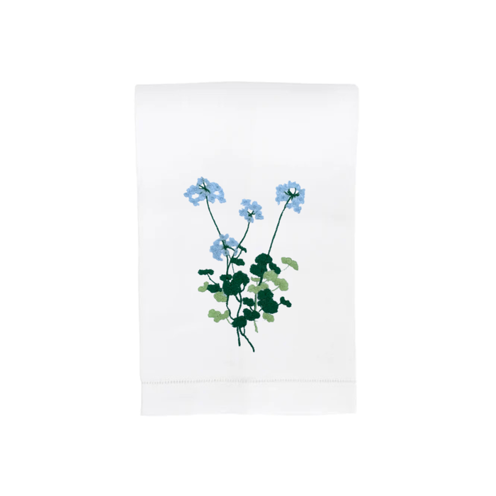 Blue Geranium Hand Towel
