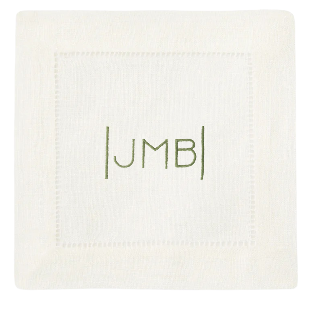 Oyster Festival 6x6 Customizable Linen Cocktail Napkins