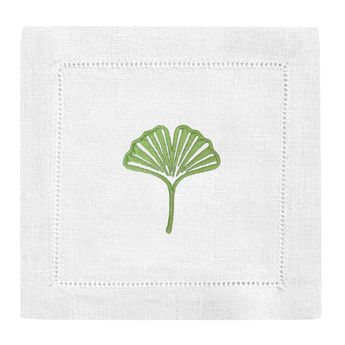 Ginkgo Leaf Cocktail Napkins