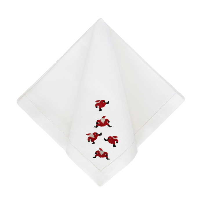 Classic Dancing Santa Dinner Napkins