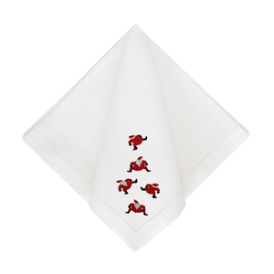 Classic Dancing Santa Dinner Napkins