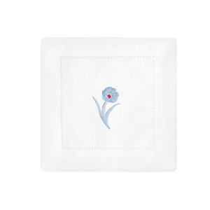 Bob Christian Poppy Stem Cocktail Napkins-Multiple Colors