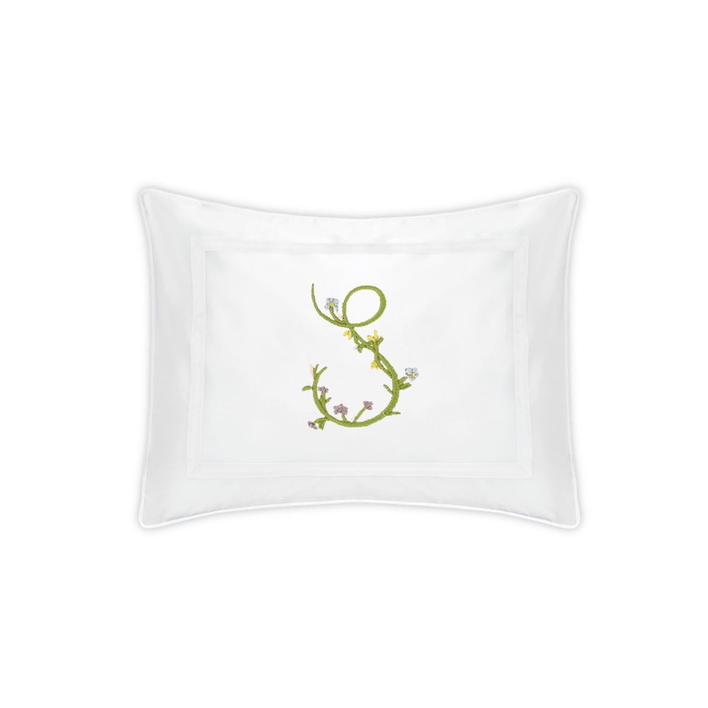 Gina Langford x Courtland & Co. Louise Boudoir Sham - White