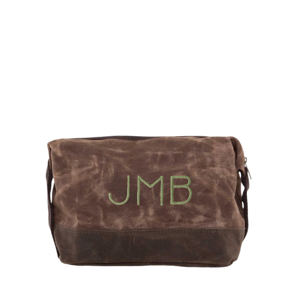 Waxed Dopp Kit-Multiple Colors