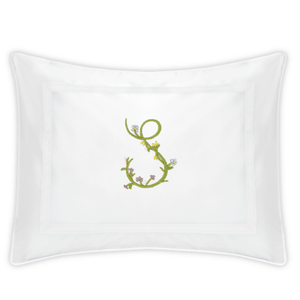 Gina Langford x Courtland & Co. Louise Sham - White