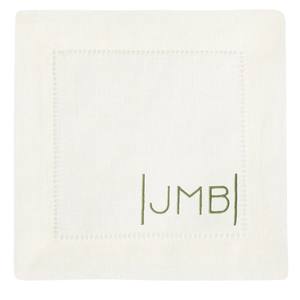 Oyster Festival 6x6 Customizable Linen Cocktail Napkins