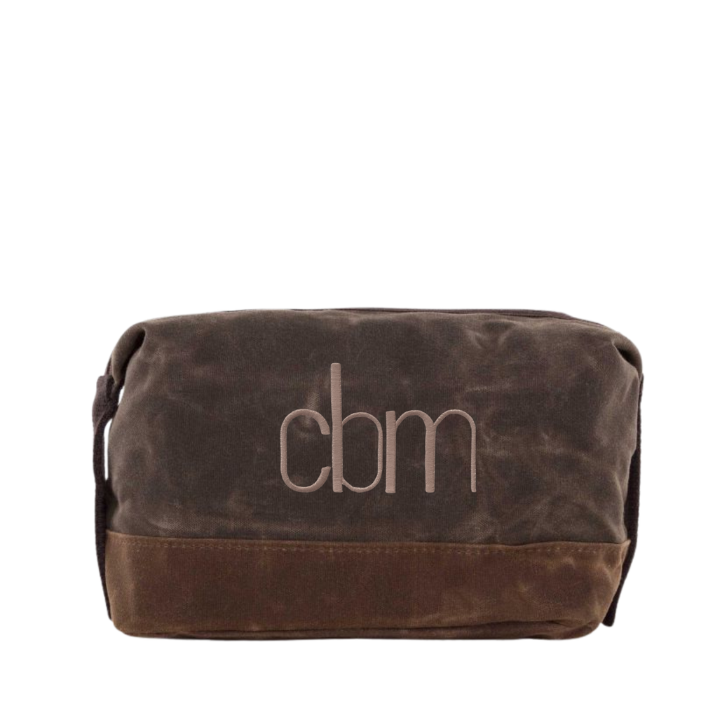 Waxed Dopp Kit-Multiple Colors