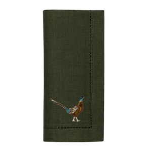 Pheasant Dinner Napkins-Multiple Colors