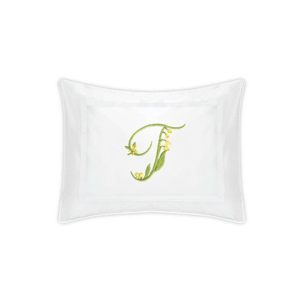 Gina Langford x Courtland & Co. Louise Boudoir Sham - White
