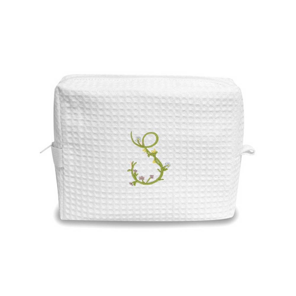 Gina Langford x Courtland & Co. Waffle Knit Cosmetic Bag