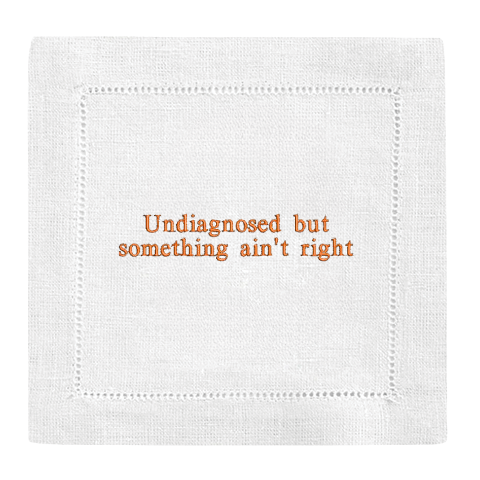 Undiagnosed but something ain't right Cocktail Napkins