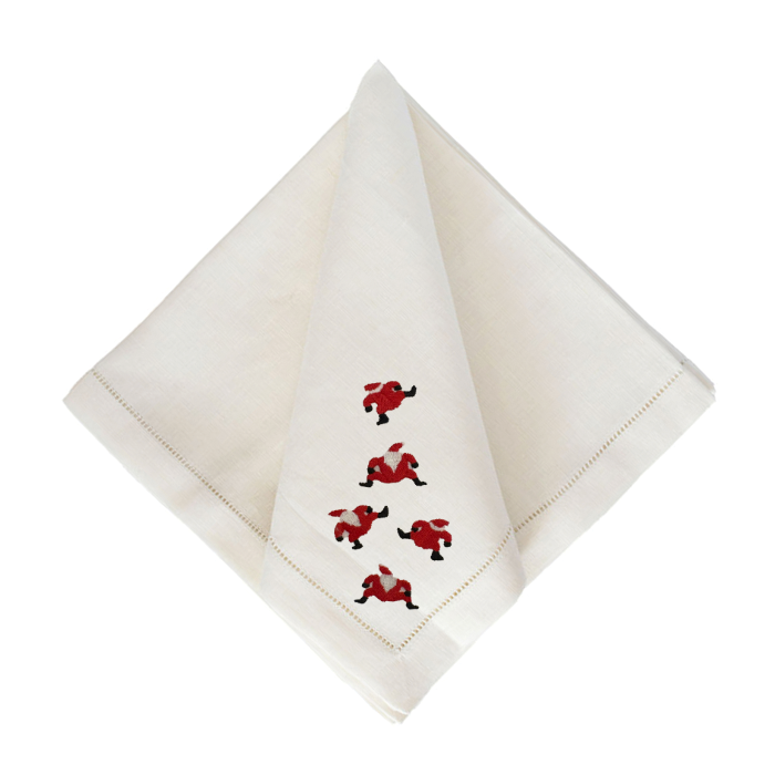 Classic Dancing Santa Dinner Napkins
