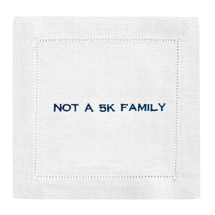 Not a 5K Family Cocktail Napkins