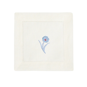 Bob Christian Poppy Stem Cocktail Napkins-Multiple Colors