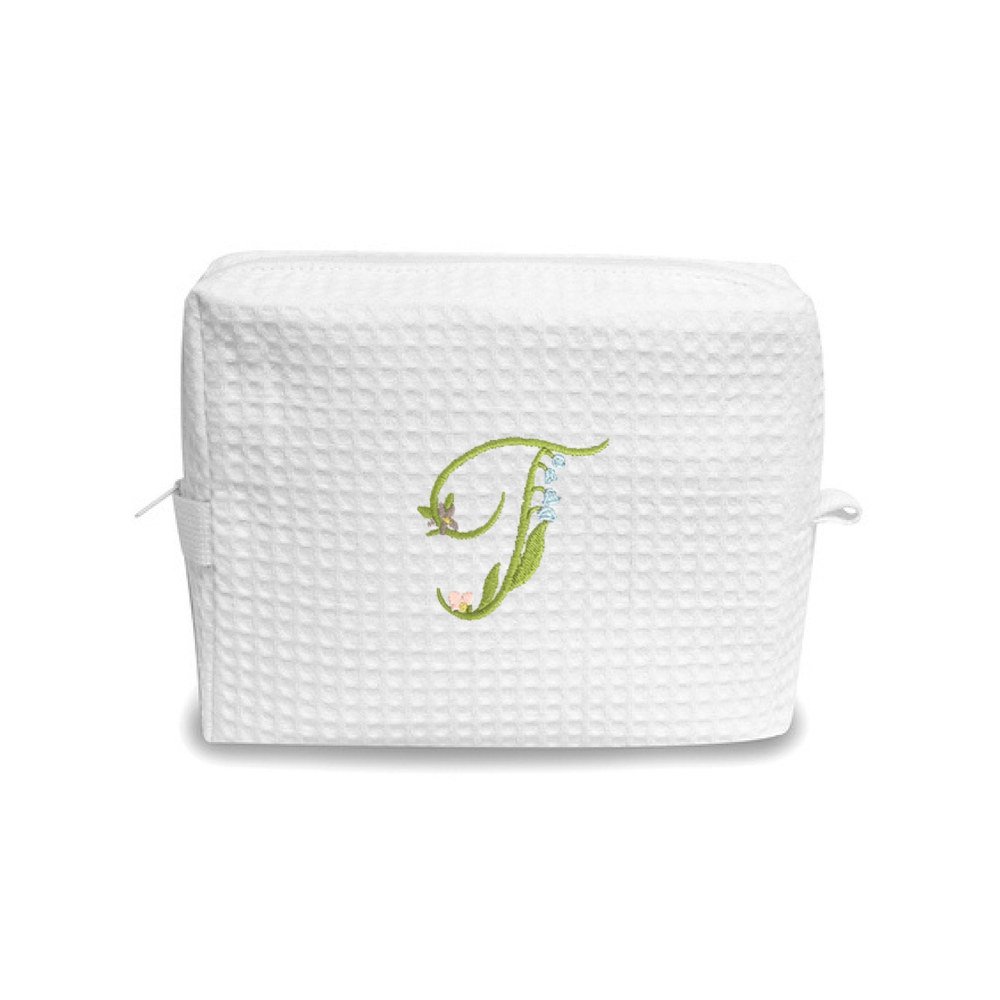 Gina Langford x Courtland & Co. Waffle Knit Cosmetic Bag