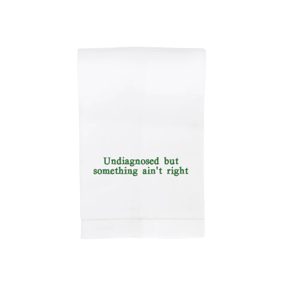 Undiagnosed but something ain't right Hand Towel-Multiple Colors