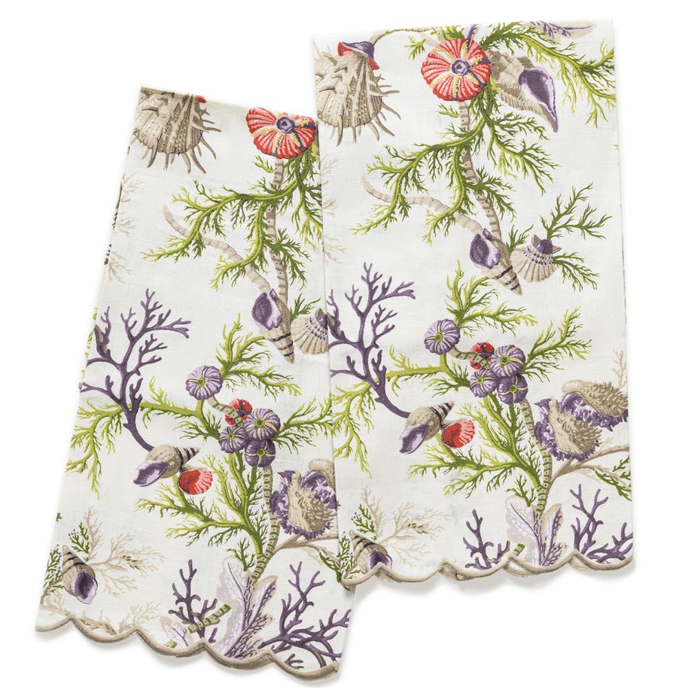 Del Tesoro Guest Towels-set of 2