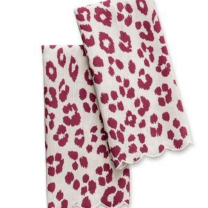 Iconic Leopard Guest Towels-set of 2