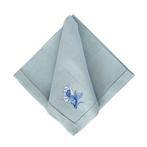 Bob Christian Circus Blossom in Blue-Multiple Napkin Colors