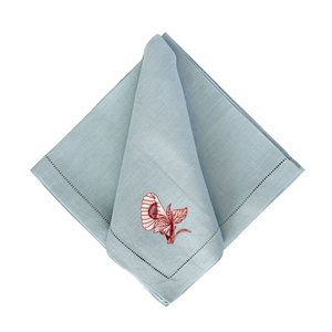 Bob Christian Circle Blossom in Pink & Red-Multiple Napkin Colors