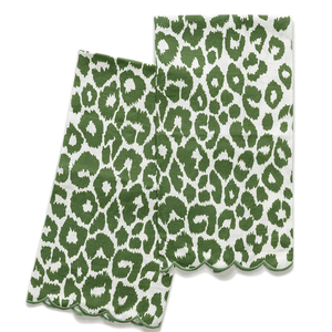 Iconic Leopard Guest Towels-set of 2