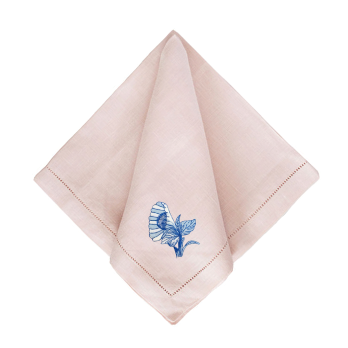 Bob Christian Circus Blossom in Blue-Multiple Napkin Colors