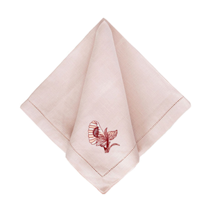 Bob Christian Circle Blossom in Pink & Red-Multiple Napkin Colors