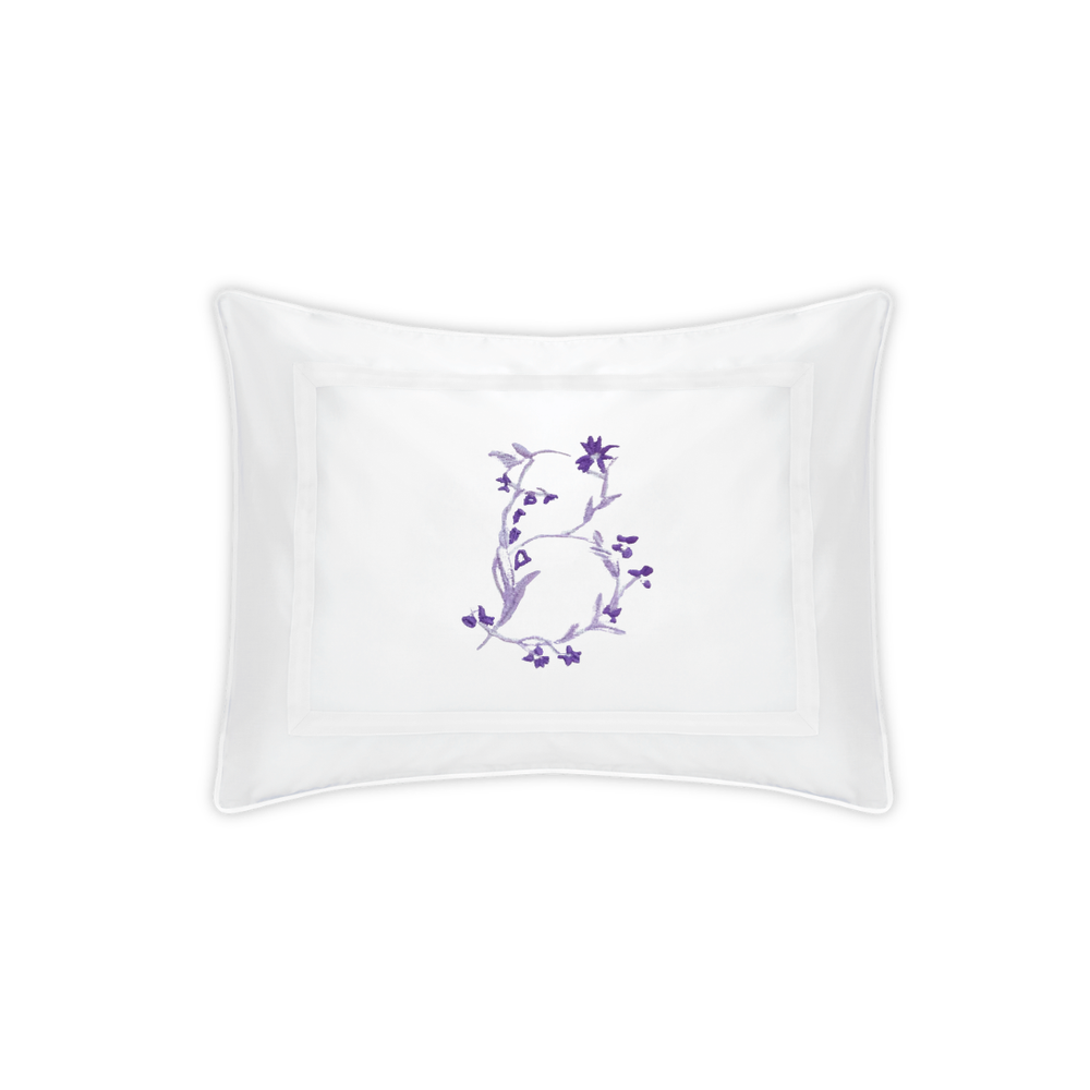 Gina Langford x Courtland & Co. Louise Boudoir Sham - White