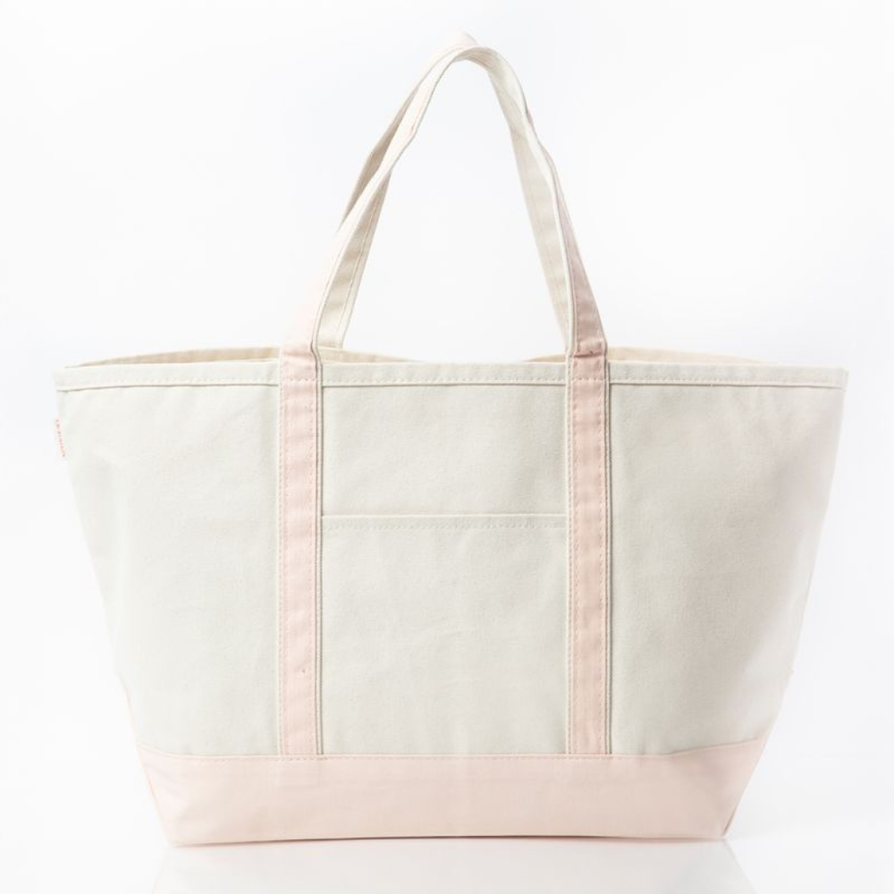 Customizable Large Canvas Tote-Multiple Colors