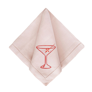 Peppermint Martini Dinner Napkins-Multiple Colors