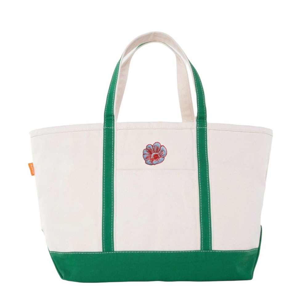 Christmas Poppy Tote Bag-Multiple Colors & Sizes
