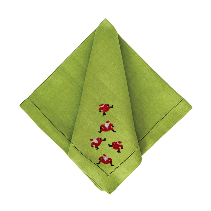 Classic Dancing Santa Dinner Napkins
