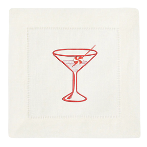 Peppermint Martini Cocktail Napkins-Multiple Colors