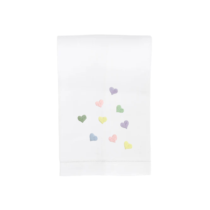 Sweet Tart Heart Hand Towel