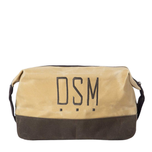 Waxed Dopp Kit-Multiple Colors