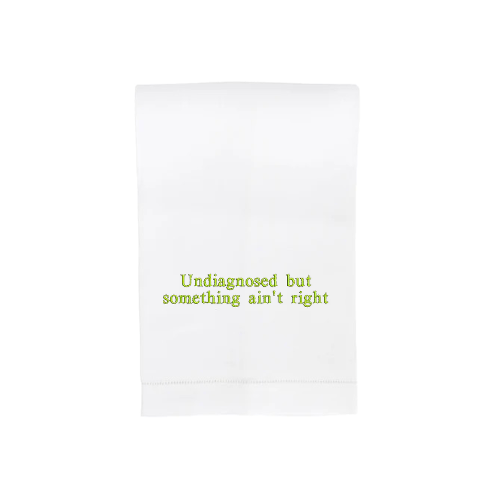 Undiagnosed but something ain't right Hand Towel-Multiple Colors