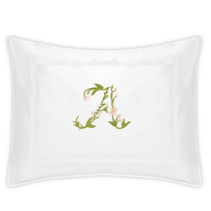 Gina Langford x Courtland & Co. Louise Sham - White