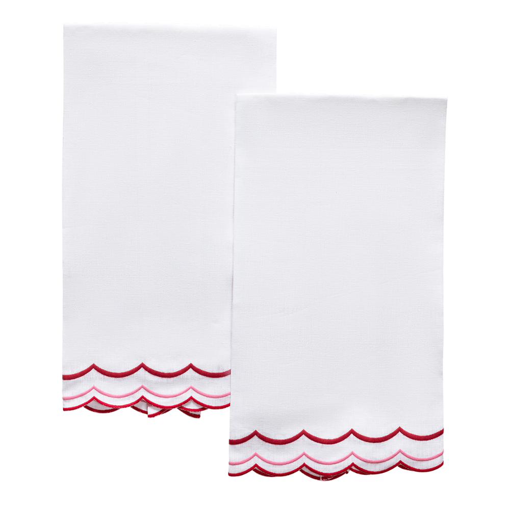 India Three Guest Towels-set of 2