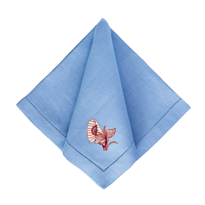 Bob Christian Circle Blossom in Pink & Red-Multiple Napkin Colors