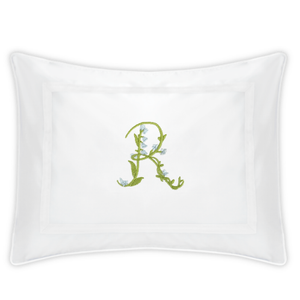 Gina Langford x Courtland & Co. Louise Sham - White