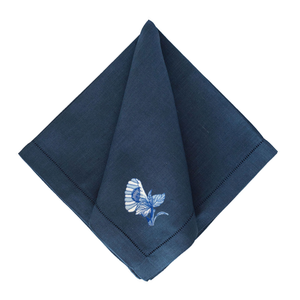 Bob Christian Circus Blossom in Blue-Multiple Napkin Colors