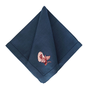 Bob Christian Circle Blossom in Pink & Red-Multiple Napkin Colors