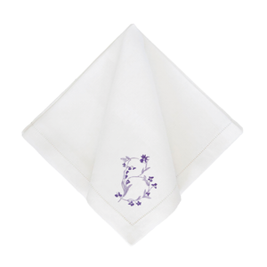 Gina Langford x Courtland & Co. Dinner Napkins - White