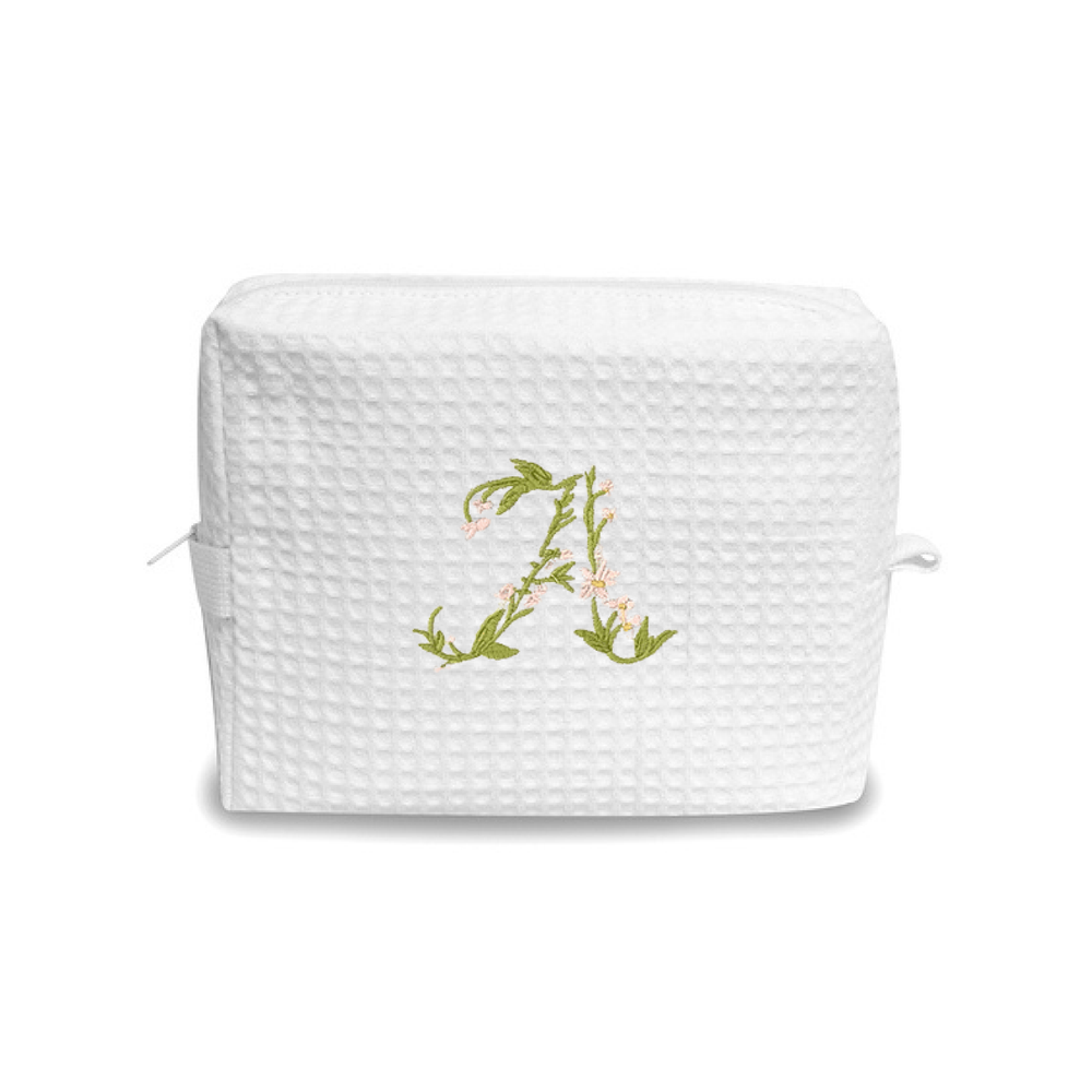 Gina Langford x Courtland & Co. Waffle Knit Cosmetic Bag